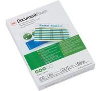 GBC Laminating Pouch - Pack de 100 - brillant - 111 x 154 mm - 75 g/m² - pochettes plastifiées G