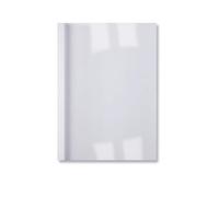 GBC | Lot de 100 Couvertures de reliure thermique LinenWeave A4 blanc | Dos LinenWeave 240 g/m² et face PVC 150 microns | Tranche 3 mm - jusqu’à 30 feuilles | Réf. IB386312