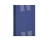 GBC | Lot de 100 Couvertures de reliure thermique LinenWeave A4 Bleu | Dos LinenWeave 240 g/m² et face PVC 150 microns | Tranche 3 mm - jusqu’à 30 feuilles | Réf. IB386619