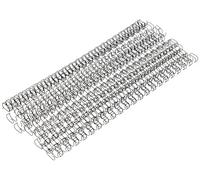 GBC | Lot de 100 Peignes Métalliques MultiBind A4 | 21 Boucles | 10 mm | Reliure Permanente | Ouverture à Plat 360° | Jusqu’à 50 Feuilles |Documents Professionnels Confidentiels | Noir | IB165221