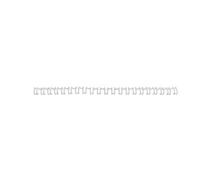 GBC | Lot de 100 Peignes Métalliques MultiBind A4 | 21 Boucles | 12 mm | Reliure Permanente | Ouverture à Plat 360° | Jusqu’à 90 Feuilles |Documents Professionnels Confidentiels | Blanc | IB165382
