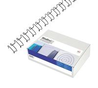 GBC | Lot de 100 Peignes Métalliques MultiBind A4 | 21 Boucles | 12 mm | Reliure Permanente | Ouverture à Plat 360° | Jusqu’à 90 Feuilles |Documents Professionnels Confidentiels | Argent | IB161230