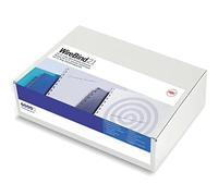 GBC | Lot de 100 Peignes Métalliques MultiBind A4 | 21 Boucles | 12 mm | Reliure Permanente | Ouverture à Plat 360° | Jusqu’à 90 Feuilles |Documents Professionnels Confidentiels | Noir | IB165320