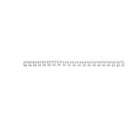 GBC | Lot de 100 Peignes Métalliques MultiBind A4 | 21 Boucles | 14 mm | Reliure Permanente | Ouverture à Plat 360° | Jusqu’à 120 Feuilles |Documents Professionnels Confidentiels | Argent | IB161438