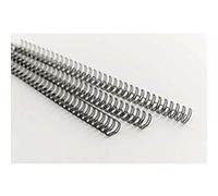 GBC | Lot de 100 Peignes Métalliques MultiBind A4 | 21 Boucles | 8 mm | Reliure Permanente | Ouverture à Plat 360° | Jusqu’à 40 Feuilles | Documents Professionnels Confidentiels | Noir | IB165022