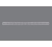 GBC | Lot de 100 Peignes Métalliques WireBind A4 | 34 Boucles | 5 mm | Reliure Permanente | Ouverture à Plat 360° | Jusqu’à 15 Feuilles | Documents Professionnels Confidentiels | Blanc | 47901E