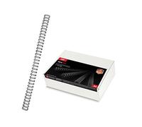GBC | Lot de 100 Peignes Métalliques WireBind A4 | 34 Boucles | 9,5 mm | Reliure Permanente | Ouverture à Plat 360° | Jusqu’à 45 Feuilles | Documents Professionnels Confidentiels | Noir | RG810610