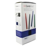 GBC Peignes plastique CombBind A4 21 anneaux 12 mm – Lot de 100 – Jusqu’à 90 feuilles – Noir