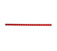 GBC CombBind - 16 mm - 21 anneaux - A4 (210 x 297 mm) - 145 feuilles - rouge - 100 unités peigne de reliure en plastique - pour P/N: 2101435, 4400399, IB271106, IB271717