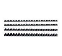 GBC CombBind Pack de 100 Reliures spirale plastique 22 mm Noir