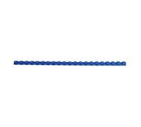 GBC | Lot de 100 Peignes Plastique CombBind A4 | 21 Anneaux | 6 mm |Reliure Modifiable | Ouverture à Plat | Jusqu’à 20 Feuilles |Pour Rapports, Présentations, Devoirs| Bleu| 4028233