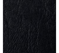 GBC | Lot de 100 Plats de couverture LeatherGrain A4 | Grain cuir noir 250 g/m² | Protection professionnelle & présentation soignée | Reliure peigne & spirale | Réf. 4400017
