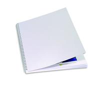 GBC | Lot de 100 Plats de Couverture LinenWeave A4 | Aspect lin Blanc 250 g/m² | Finition professionnelle | Protection documents | Reliure soignée | Réf. CE050070