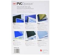 GBC | Lot de 100 Plats de couverture Opaque A4 | PVC noir 180 microns | Résistants et durables | Finition brillante | Réf. ESP421163
