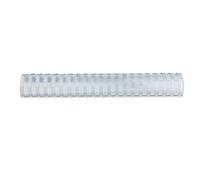 GBC | Lot de 50 Peignes Plastique CombBind A4 | 21 Anneaux | 32 mm | Reliure Modifiable | Ouverture à Plat | Jusqu’à 265 Feuilles | Pour Rapports Présentations Devoirs | Blanc | 4028204