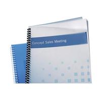 GBC | Lot de 50 Plats de couverture PolyClearView A4 | Transparent mat givré 450 microns | Recyclable | Finition premium | Réf. IB387159