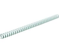GBC Lot de 50 reliures en plastique ClickBind, format A4, 8 mm, blanc, vous recevrez 1 paquet de 50