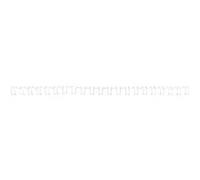 GBC MultiBind - 10 mm - 21 anneaux - A4 (210 x 297 mm) - 85 feuilles - blanc - 100 unités fil de ligature - pour P/N: IB271212, IB271250 Blanc G