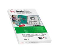 GBC Organise Laminating Pouch - 75 micromètres - pack de 25 - brillant - 229 x 303 mm pochettes plastifiées