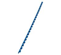 GBC CombBind Peignes de reliure PVC 6 mm 21 anneaux A4 25 feuilles Bleu 100 unités