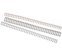Gbc Peignes Métalliques Multibind, Format A4, Capacité 85 Feuilles (10mm, Argent, Lot De 100)