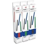GBC - Peignes plastiques CombiBind - Lot de 100 - 6 mm - 20F - Blanc Blanc G