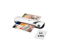GBC, Plastifieuse Inspire+, A4, 5 pochettes de plastification incluses, max. 125µ, Blanc