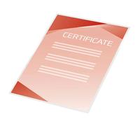 ACCO GBC Pochettes de plastification adhésives A4 216×303 mm 2x75 µm 25 unités Clair