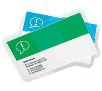Gbc Pochettes De Plastification, Format Carte-Clé, Brillant, 2x125 Microns, Lot De 100
