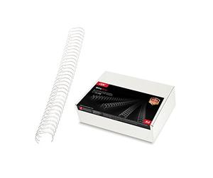GBC RG810597 Lot de 100 Peignes métalliques WireBind Argent