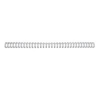 GBC RG810897 Lot de 100 Peignes métalliques WireBind Argent