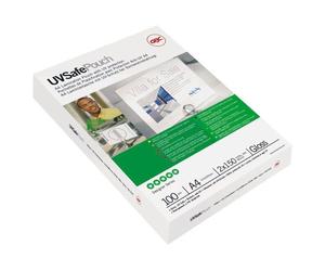 GBC UV Safe Laminating Pouch - 150 micromètres pack de 100 - brillant - A4 (210 x 297 mm) pochettes plastifiées