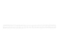 GBC Peignes métalliques WireBind A4 - Lot de 100, 34 boucles, 12,5 mm, blanc