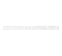 Gbc Wirebind - 7.9 Mm - 34 Anneaux - A4 (210 X 297 Mm) - 70 Feuilles - Blanc - 100 Unités Spirale De Reliure - Pour Rexel Wb606