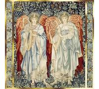 GBCC Lot de 10 cartes de Noël caritatives - Pack de cartes de vœux de Noël religieuses premium avec enveloppes - Design traditionnel d'anges et de harpes - Soutien aux œuvres caritatives du