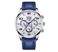 Gbd200sm-1a5 Montre à quartz analogique décontractée en cuir pour homme, F, taille unique