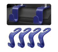 GBEDIKMS Crochets de Rangement de Voiture 4 Pièces pour VW T6.1 California Transporter T7 Multivan, Crochets pour Dossier de Siège de Voiture Accessoires de Voiture,Blue