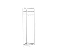 GBEVAUEIO Intérieur Porte-Manteau de Type Sol, Rangement de vêtements de Chevet, Porte-Manteau d'angle de Chambre à Coucher, n'occupe Pas d'espace, Porte-Manteau Vertical Décoration(Blanc)