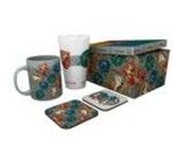 Gbeye - Harry Potter Pck Verre Xxl+Mug+2 Coasters Stand Together