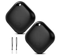 Gbformat 2PCS Android Smart TagAir Traceur Tag Fonctionne avec l’app Google Localiser, Traceur Localisateur D’Objets Bluetooth Android AirTraceur Tag pour Bagages/Sacs/Clés/Portefeuilles/Vélos