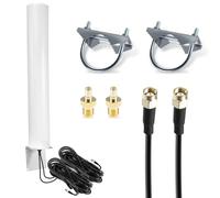 Gbformat 4,5dBi 700-6000MHz Antenne Externe 4G 5G 2X2 MimoAntenne LTE 5G NR Mobile Antenne Extérieure Connecteur SMA avec TS9/2 × 5M Câble Coaxial à Faible Perte
