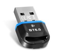 Gbformat Adaptateur Bluetooth 6.0 pour PC Compatible avec Windows 11/10/8.1, Adaptateur USB Bluetooth pour PC de Bureau/Ordinateur Portable/Casque/Clavier/Souris/stéréo Bluetooth