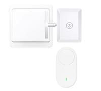 Gbformat SmartSwitch Toggle, Smart Button Pusher, Télécommande Sans Fil Rendez Vos Interrupteurs Intelligents, Interrupteur Paresseux Pour le Contrôle de la Lumière