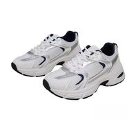 GBGRHM Baskets épaisses à plateforme pour femmes et filles - Chaussures de marche confortables et décontractées - Légères pour les voyages et les cadeaux, blanc, 38.5 EU