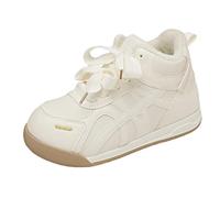 GBGRHM Y2K Baskets d'hiver à plateforme pour femme avec doublure en fourrure chaude et confortable, ecru, 37 EU