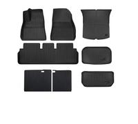 GBGWRMRYX Avant Arrière Tapis Tapis Sol XPE pour Tesla pour Modèle 3 2021 - 2024 Coffre Tous Temps Gauche Droite Doublure Chargement Caoutchouc Imperméable Antidérapante(8pcs)