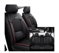 GBGWRMRYX Coussin Siège Auto Cuir Éponge Haute Résilience Ensemble Complet Confort Toutes Saisons Plupart des Véhicules Protections Tout Compris Coussins Couvre Ensembles(Black)