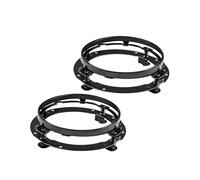 GBGWRMRYX Ensemble Eclairage Avant Phare Universel LED De 7 Pouces Intégré Au Phare De Remplacement Automatique À Faisceau Haut Et Bas DRL Projecteur(Only 2pcs Bracket)
