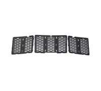 GBGWRMRYX Grille D Aération Pare Chocs Ensemble 3 Pièces pour Grand pour Cherokee 2014 2015 2016 OEM 68143073AC 68143074AD Cache Calandre Avant Voiture Style À Persiennes Calandre Radiateur