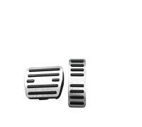 GBGWRMRYX Pédale Frein d'embrayage pour Chery pour Tiggo 7 pour Pro pour Plus 2016-2025 Pédale D'accélérateur Pédales Frein Plaquettes Protection Non Pédales(AT 2PCS Silver)